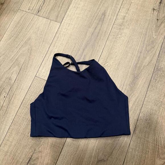 Girlfriend Collective Women's Sports Bra - Navy Blue, Size M - Picture 1 of 2